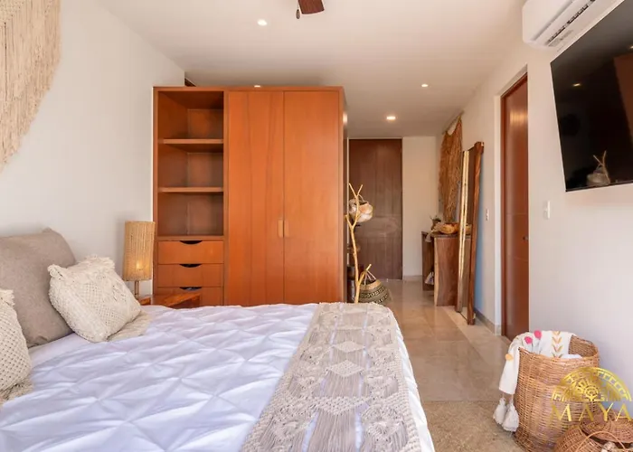 Casa de férias Nhoa 302b Lux 1br Jungle View Aldea Zama Tulum