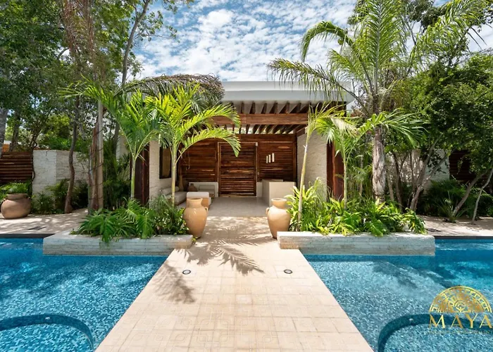 Casa de férias Nhoa 302b Lux 1br Jungle View Aldea Zama *